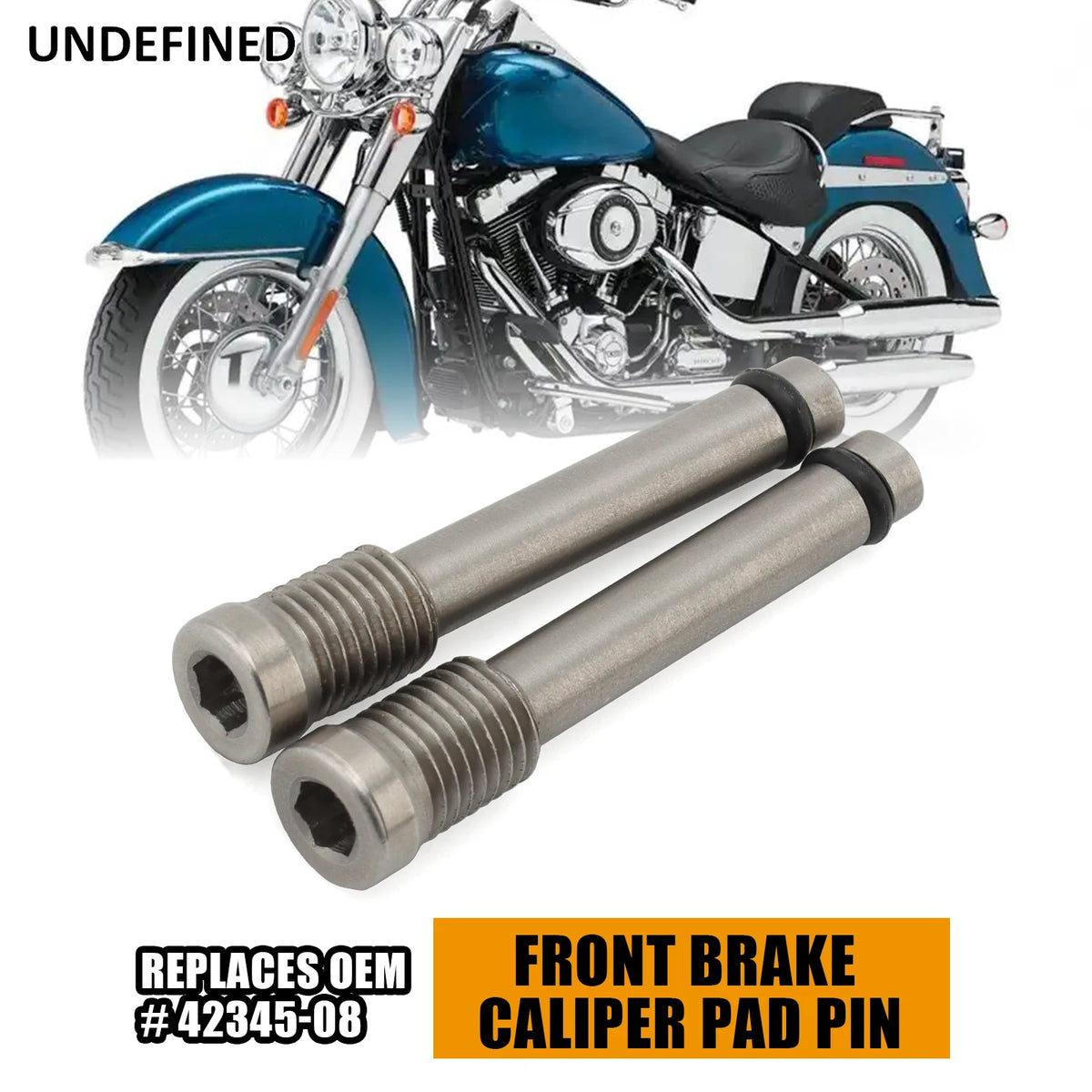 Goupille de plaquette de frein arrière pour Harley-Davidson Softail 2008-2017