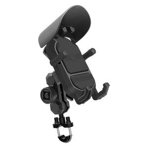 Support téléphone moto pour guidon et rétroviseur - smartphones 4,7 à 7 pouces - vue 7