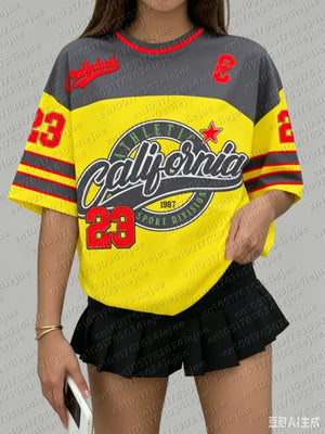 T-shirt Femme Jersey Sport California - vue 9