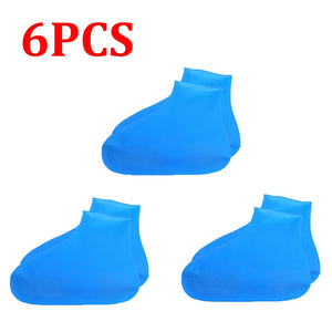 Couvre-chaussures en silicone réutilisables, imperméables et antidérapants - vue 17
