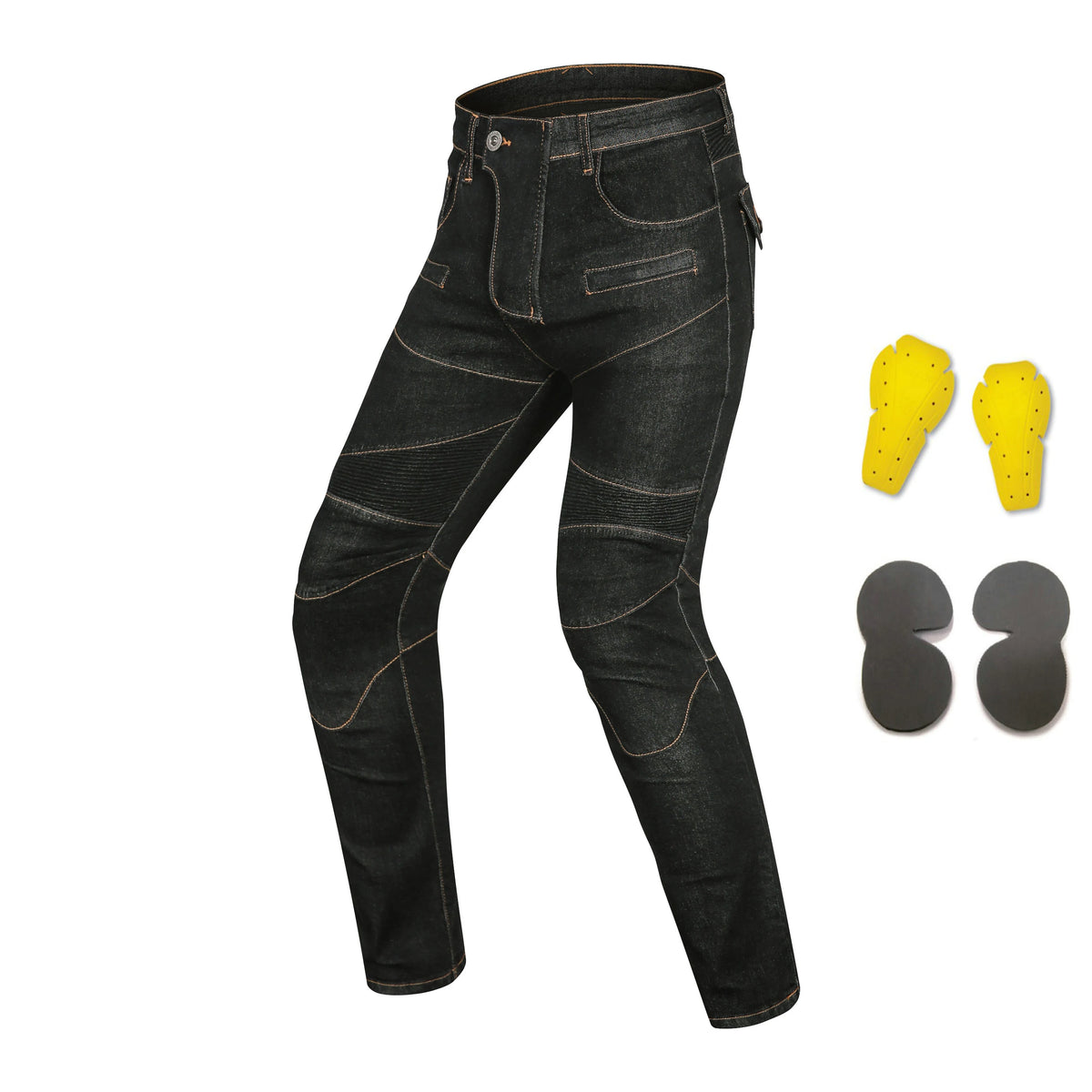 Pantalon moto homme anti-chute façon jean - vue 15