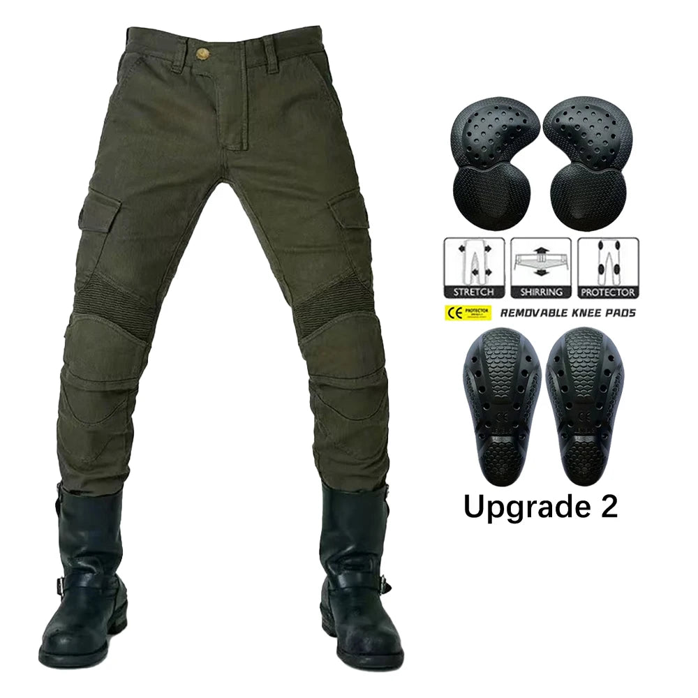 Pantalon Moto Homme Noir Protections Amovibles Toutes Saisons - vue 5