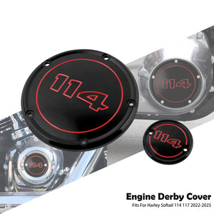 Derby cover et couvercle de distribution 114 pour Harley Softail - vue 8
