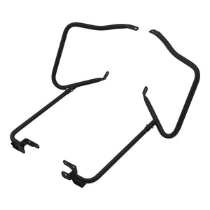 Arceau de protection noir sur sacoche Harley Road King - vue 7
