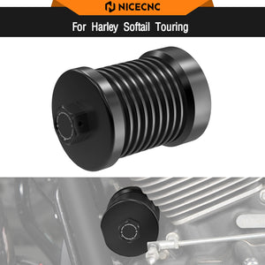 Filtre à Huile Réutilisable Inox pour Harley Street Glide, Road Glide, Road King, Street Bob – photo 1/7