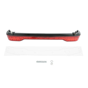 Feu arrière LED rouge monté sur un top case King d'une Harley-Davidson Touring - vue 6