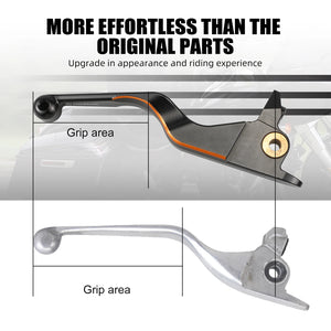 Leviers et poignées aluminium pour Harley Touring 2017-2020 - vue 3