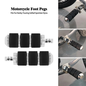 Repose-pieds pour Harley-Davidson Sportster XL, Softail FLFB/FLS, Dyna FXDL, Touring Road et Street Electra Glide – photo 1/7