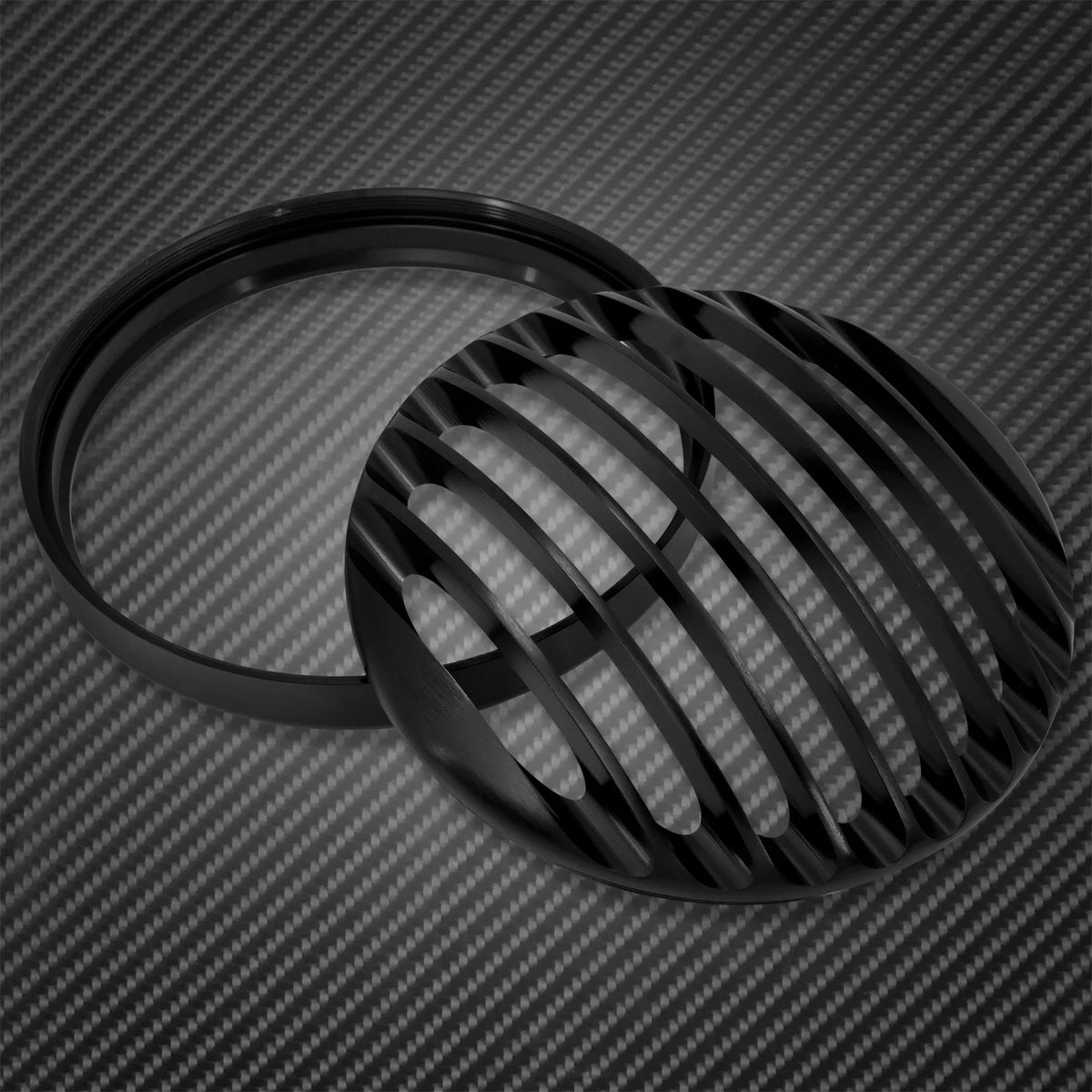 Grille de Phare CNC 5,75'' en Aluminium - Harley-Davidson Sportster Iron, Forty-Eight, Seventy-Two, Roadster 2004-2022 – photo 5/6