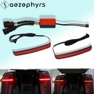 Feux LED de sacoches pour Harley Touring 2014-2024 - vue 1