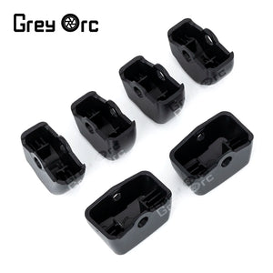 Capuchons de boutons de commodo noirs pour Harley Sportster, Dyna et Softail - vue 2
