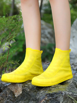 Couvre-chaussures imperméables en silicone montants - vue 3