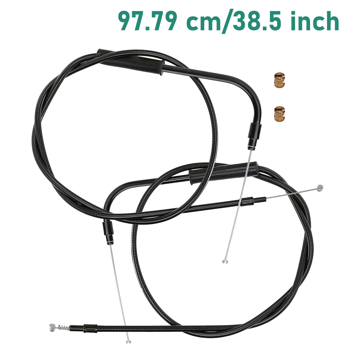 Câble d'Accélérateur Tressé Inox 93/98/103cm - Harley-Davidson Sportster, Dyna, Softail – photo 9/12