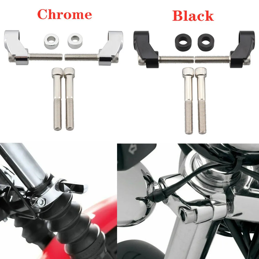 Kit de déport de clignotants pour Harley Dyna Sportster - vue 1