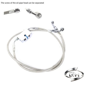 Kit de durite d'embrayage et de frein d'extension 10-18 pouces pour Harley-Davidson Sportster XL883, Iron XL1200, Forty Eight, 72V 2007-2024 – photo 4/20