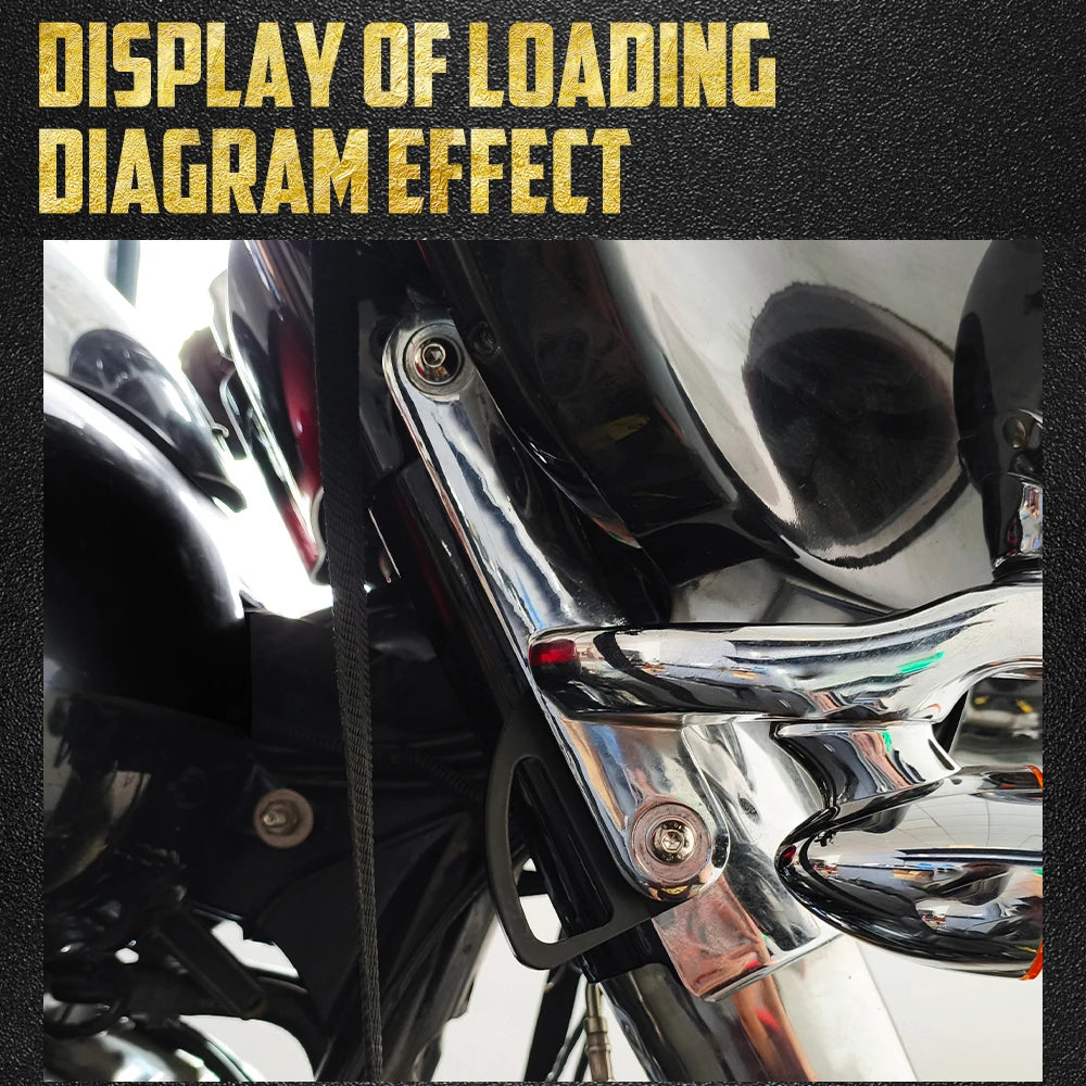 Supports avant d'arrimage de fourche (tie down) - Harley Touring Road King, Electra Street Glide, Ultra Limited 1993-2023 – photo 1/8