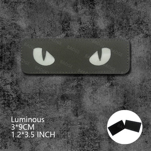 Écusson tactique phosphorescent yeux de chat - vue 22