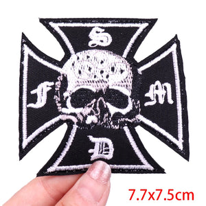 Écusson brodé biker thermocollant - vue 42