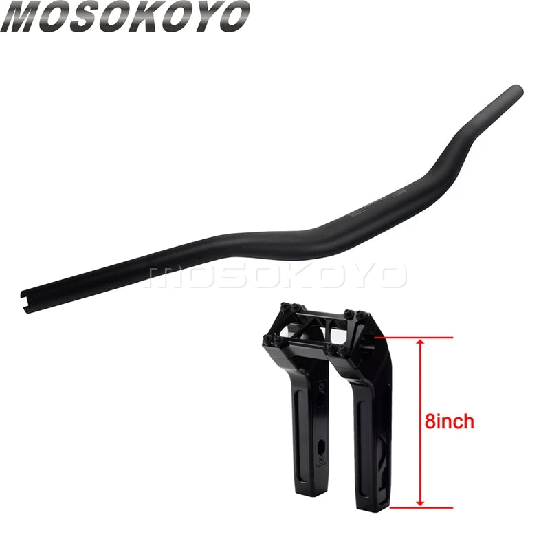 Risers pullback et guidon pour Harley Dyna Sportster Softail - vue 33