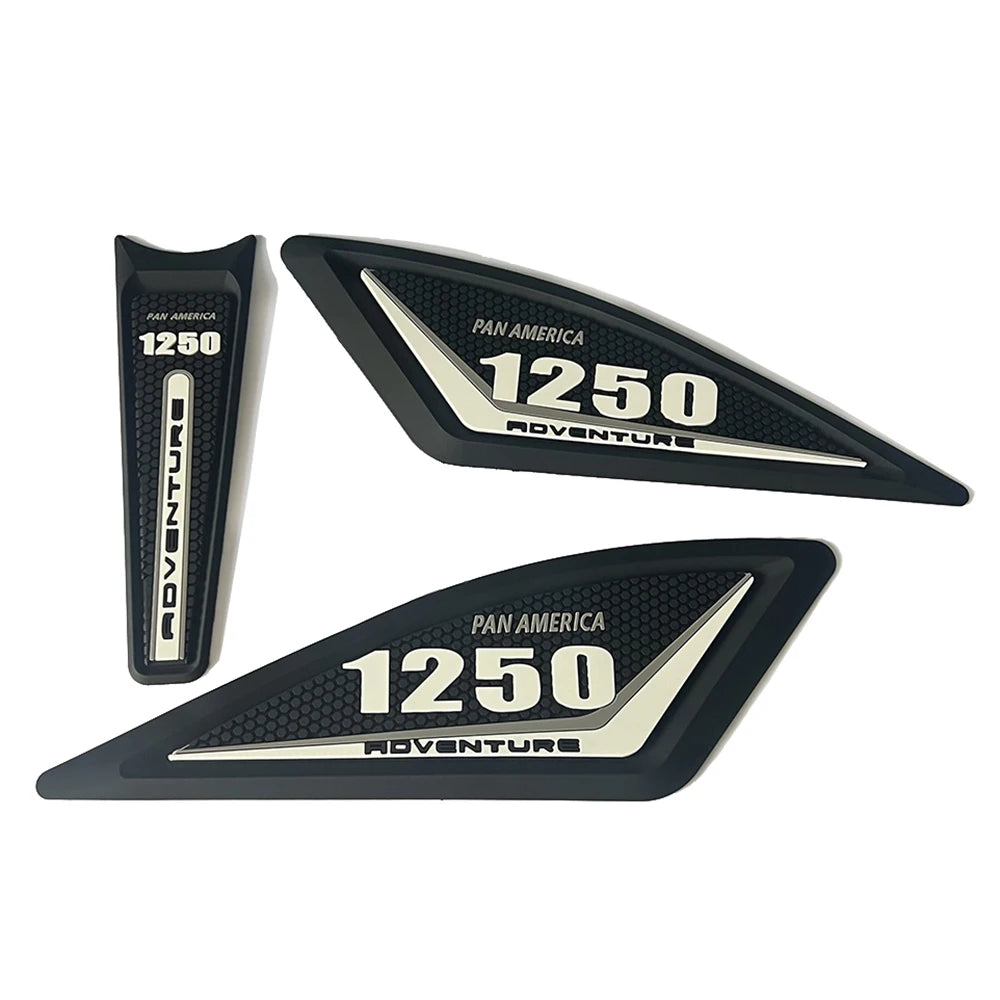 Sticker de protection 3D en caoutchouc orange pour réservoir de Harley Pan America 1250 - vue 9
