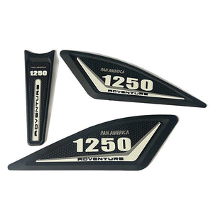 Sticker de protection 3D en caoutchouc orange pour réservoir de Harley Pan America 1250 - vue 9
