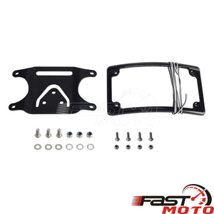 Support de relocalisation de plaque d'immatriculation courbé pour Harley Low Rider S/ST, Fat Boy, Softail - vue 7