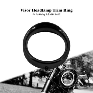Anneau de calandre de phare chromé pour Harley-Davidson Softail - vue 7