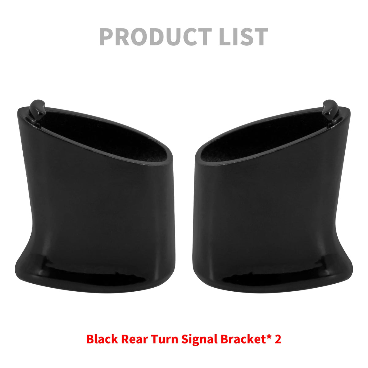 Kit de supports de clignotants arrière en acier pour Harley-Davidson Sportster - vue 5