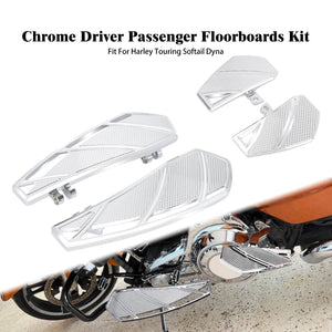 Plancher et repose-pieds en aluminium noir pour moto Harley-Davidson - vue 8