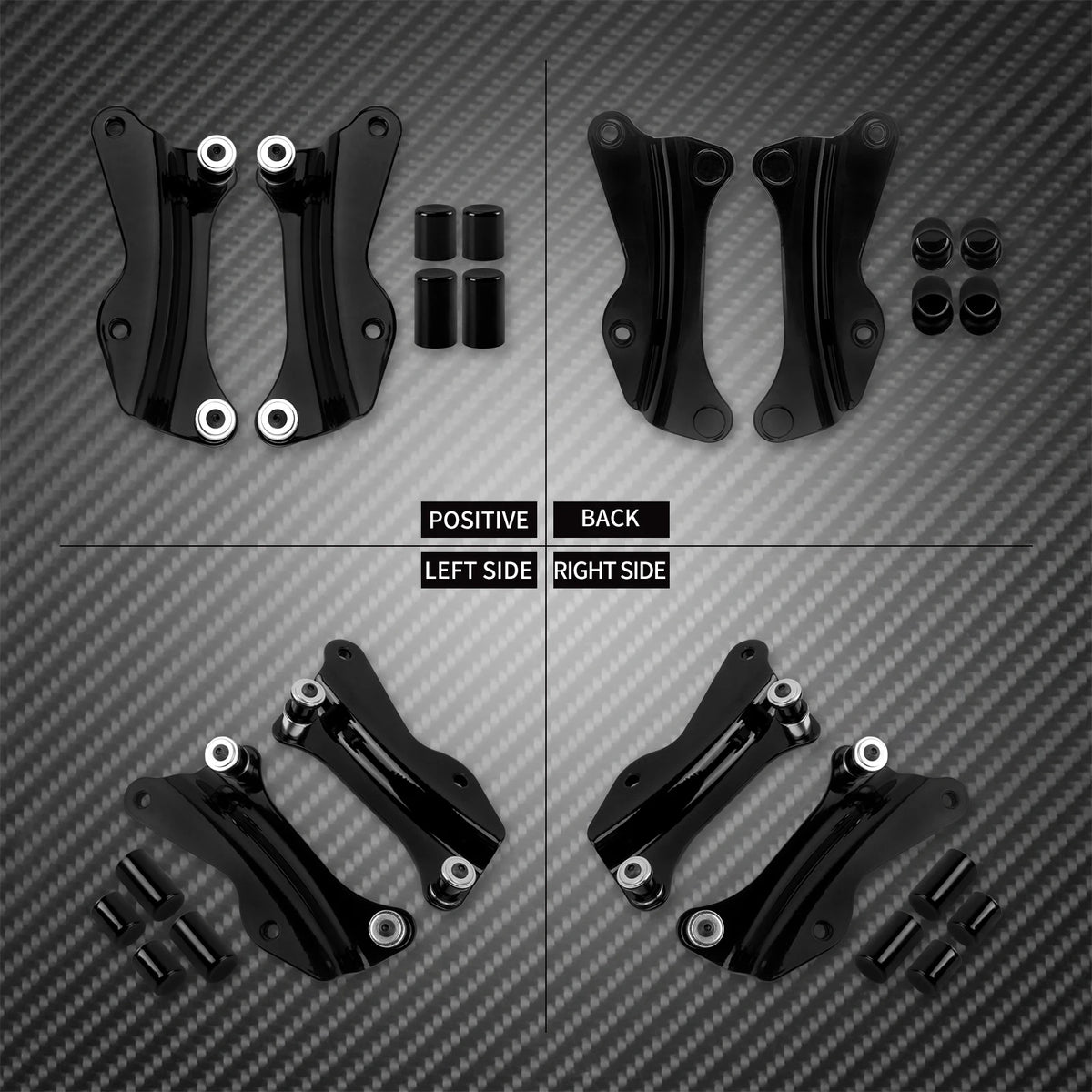 Kit de quincaillerie de fixation 4 points pour top case Harley-Davidson - vue 6
