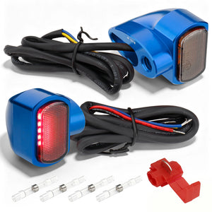 Clignotants arrière LED mini avec stop et veilleuse pour Harley Touring, Softail, Sportster et Dyna - vue 11