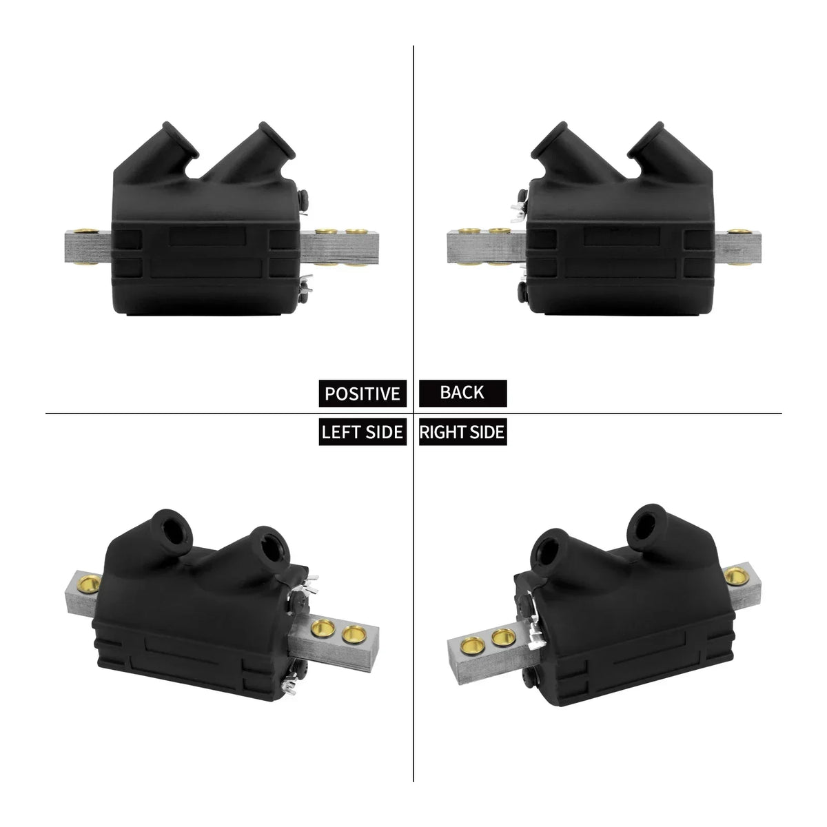 Bobine d'Allumage Double Sortie 12V (3/5 Ohm) - Harley-Davidson Big Twin 1970-1998 – photo 2/8