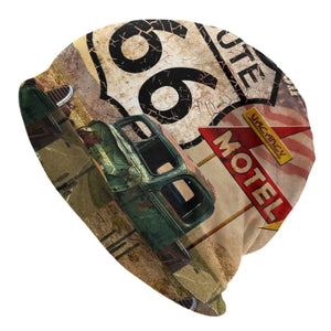 Bonnet tricoté biker Route 66 pour l'hiver - vue 23