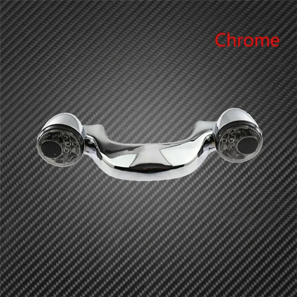 Clignotant LED arrière format bullet noir et fumé pour Harley Touring - vue 8