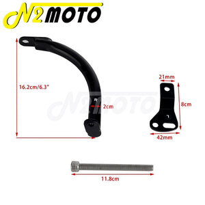 Kit de barres de support de carénage noir pour Harley-Davidson Low Rider ST - vue 3