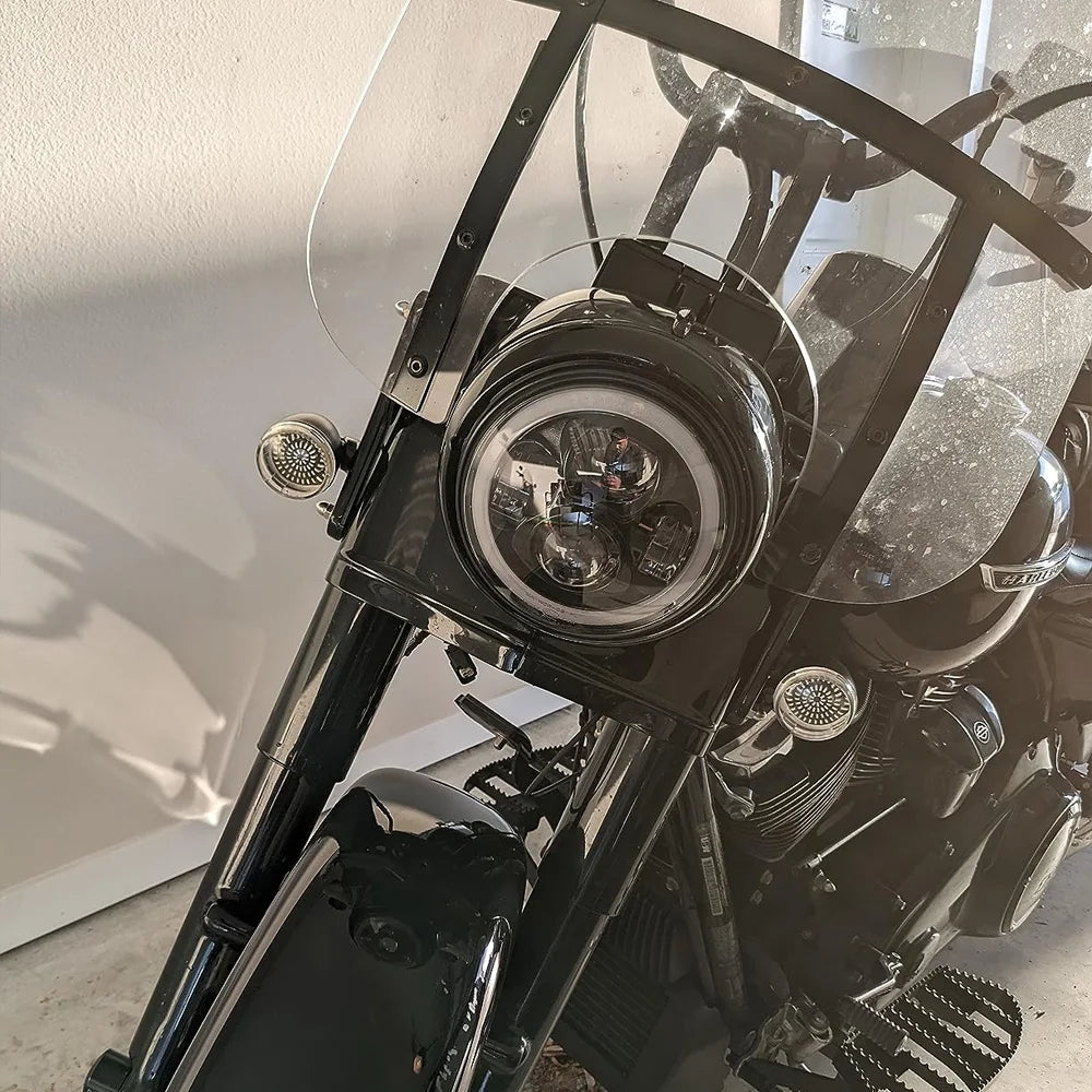 Phare LED 7 pouces pour Harley Softail - vue 3