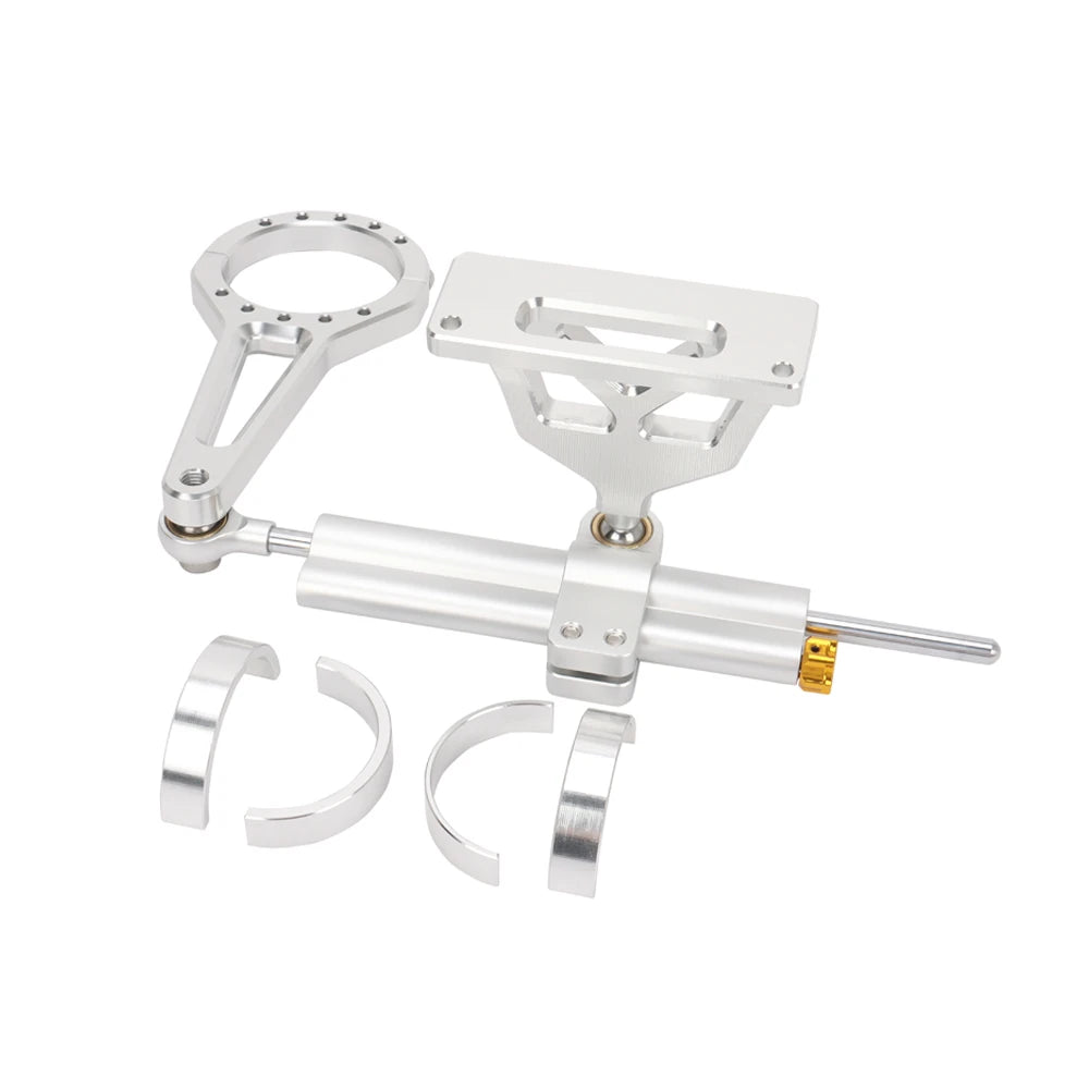 Support de Fixation Amortisseur de Direction (Steering Damper) Aluminium - Harley-Davidson Road Glide 2015 et plus récent – photo 8/8