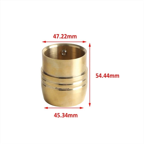 Embouts d'échappement laiton universels 1,75/2/2,25/2,5 po pour Harley-Davidson Chopper, Bobber et Sportster – photo 7/15
