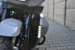 Feux LED de carénage inférieur avec clignotants pour Harley Touring - vue 4