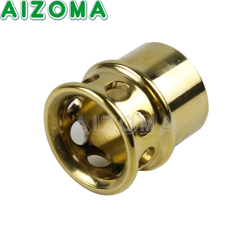 Embouts d'échappement laiton universels 1,75/2/2,25/2,5 po pour Harley-Davidson Chopper, Bobber et Sportster – photo 2/15