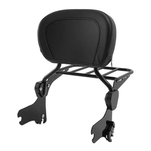 Dossier sissy-bar amovible avec porte-bagages pour Harley Touring - vue 3