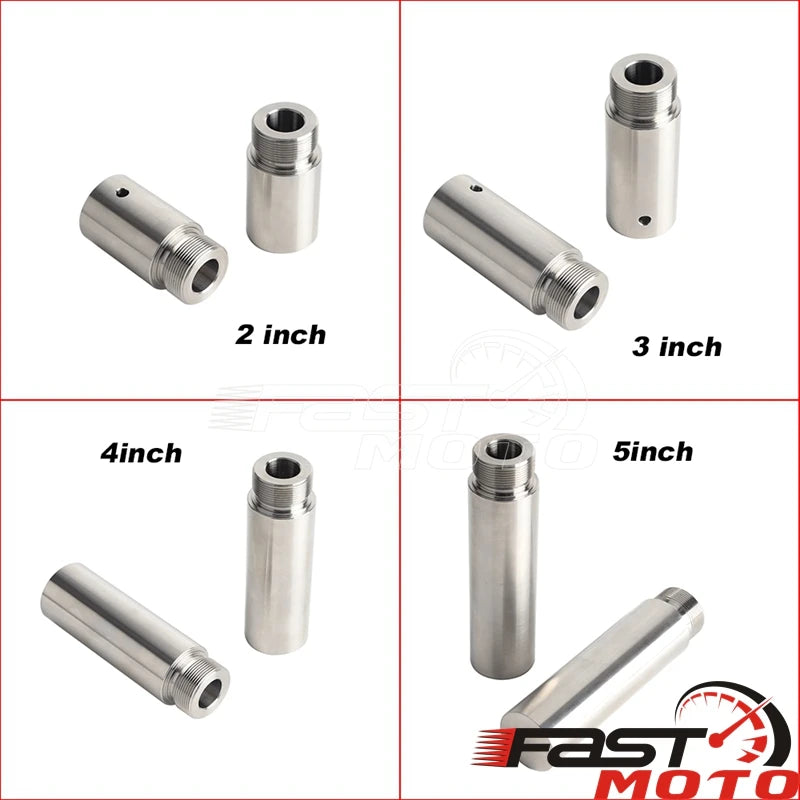 Extensions de tubes de fourche en acier pour moto Harley-Davidson - vue 3