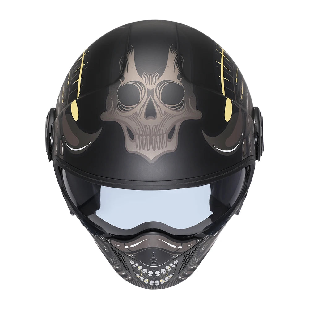 Casque Moto Modulable 4-en-1 - Double Visière, Homologué DOT/ECE - vue 3