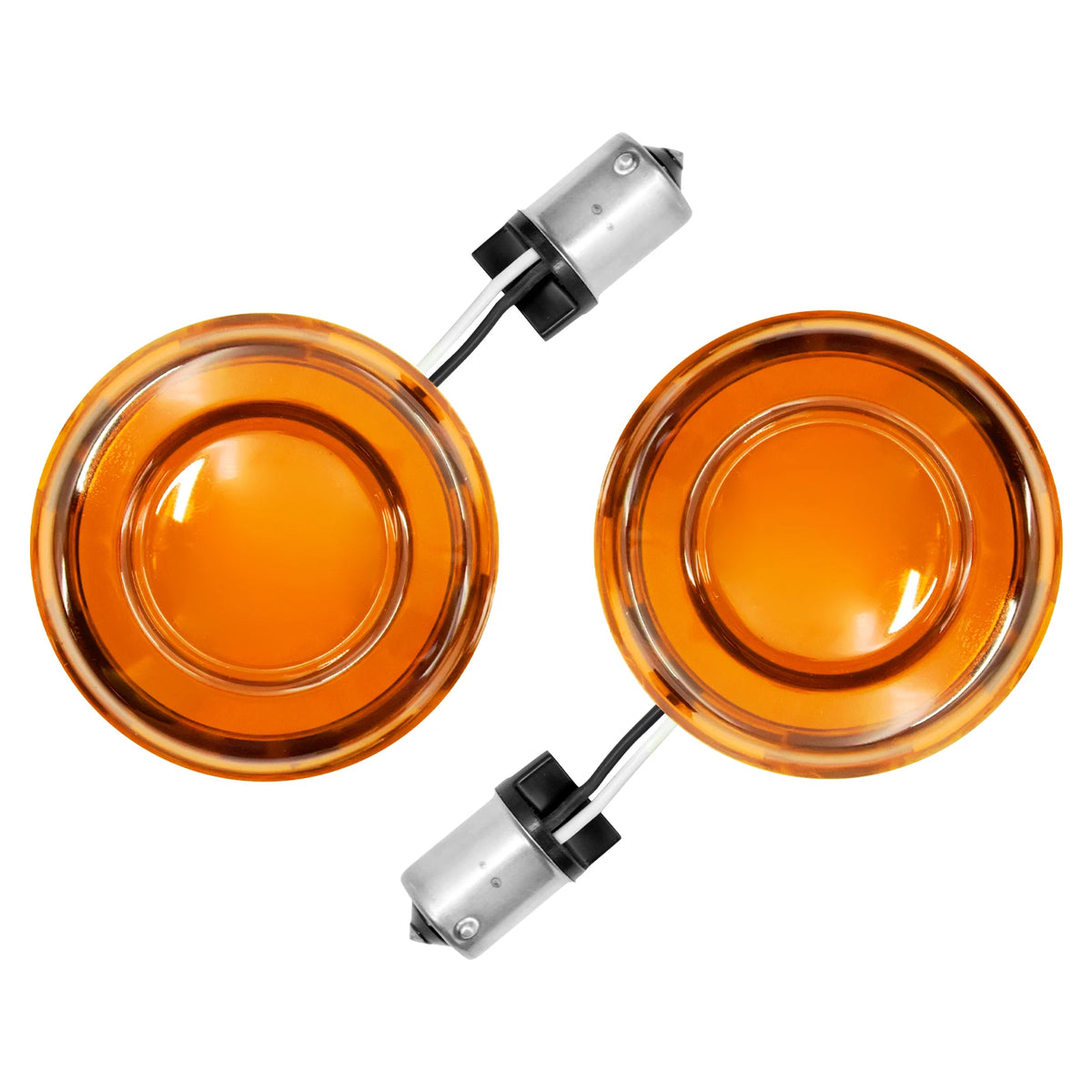 Clignotant LED rond style bullet pour moto Harley-Davidson - vue 3