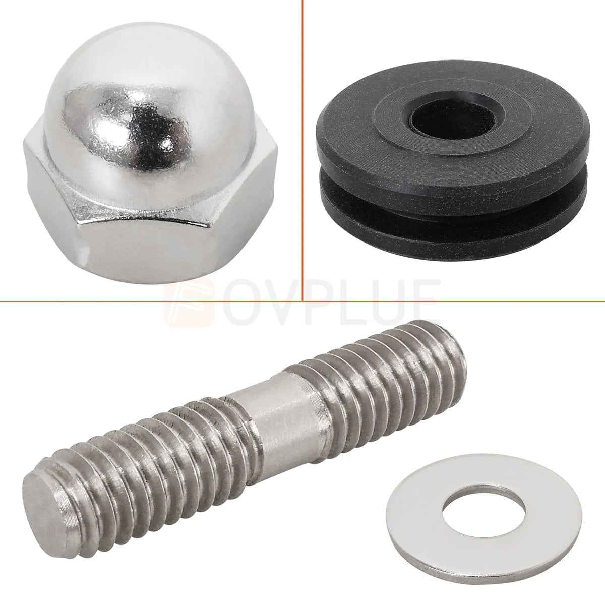 Kit de fixation rapide chromé pour pare-brise Harley-Davidson Touring Road King