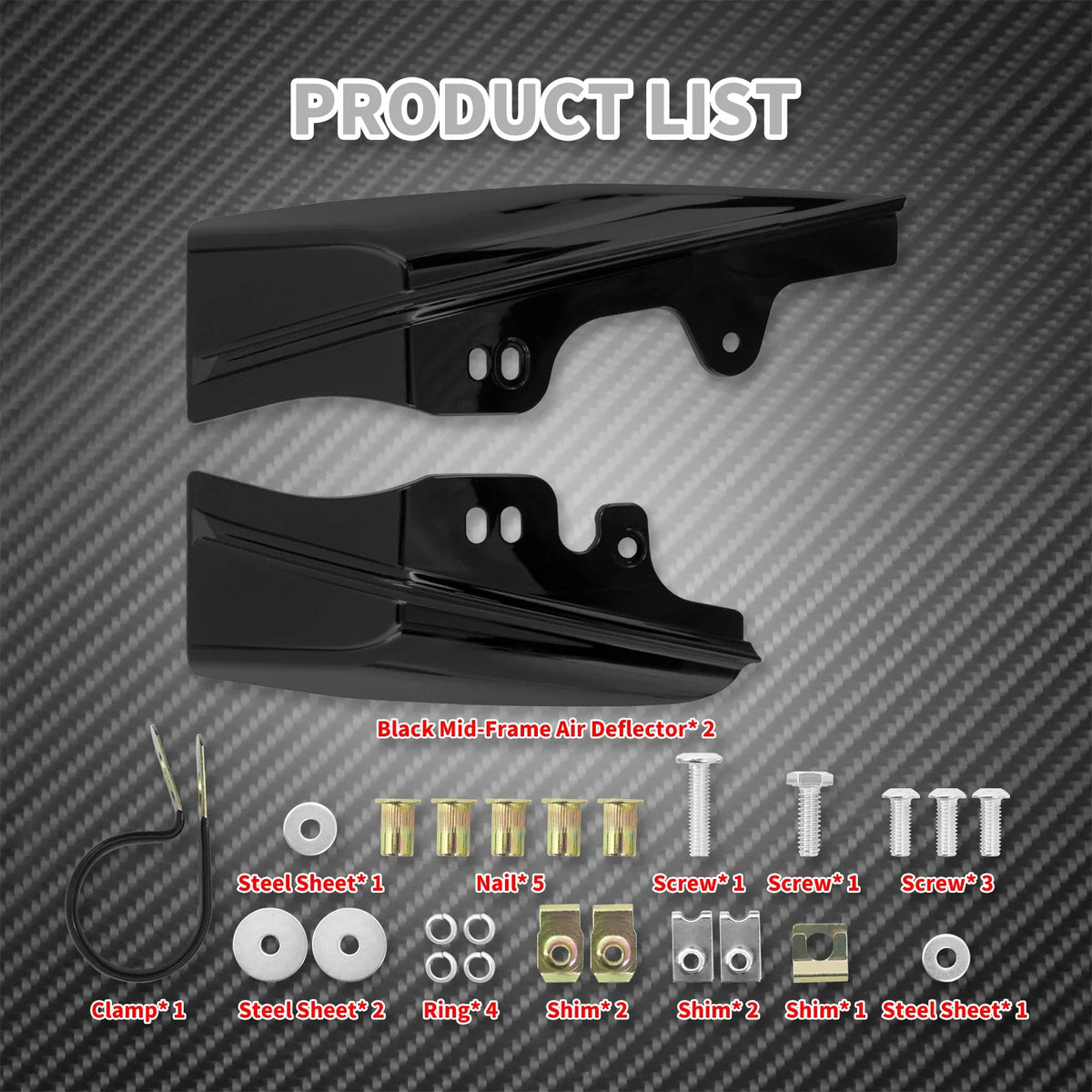 Anneaux de Finition Type Visière pour Clignotants Plats (2 pièces) - Harley-Davidson Touring, Softail FL, Road King – photo 14/15