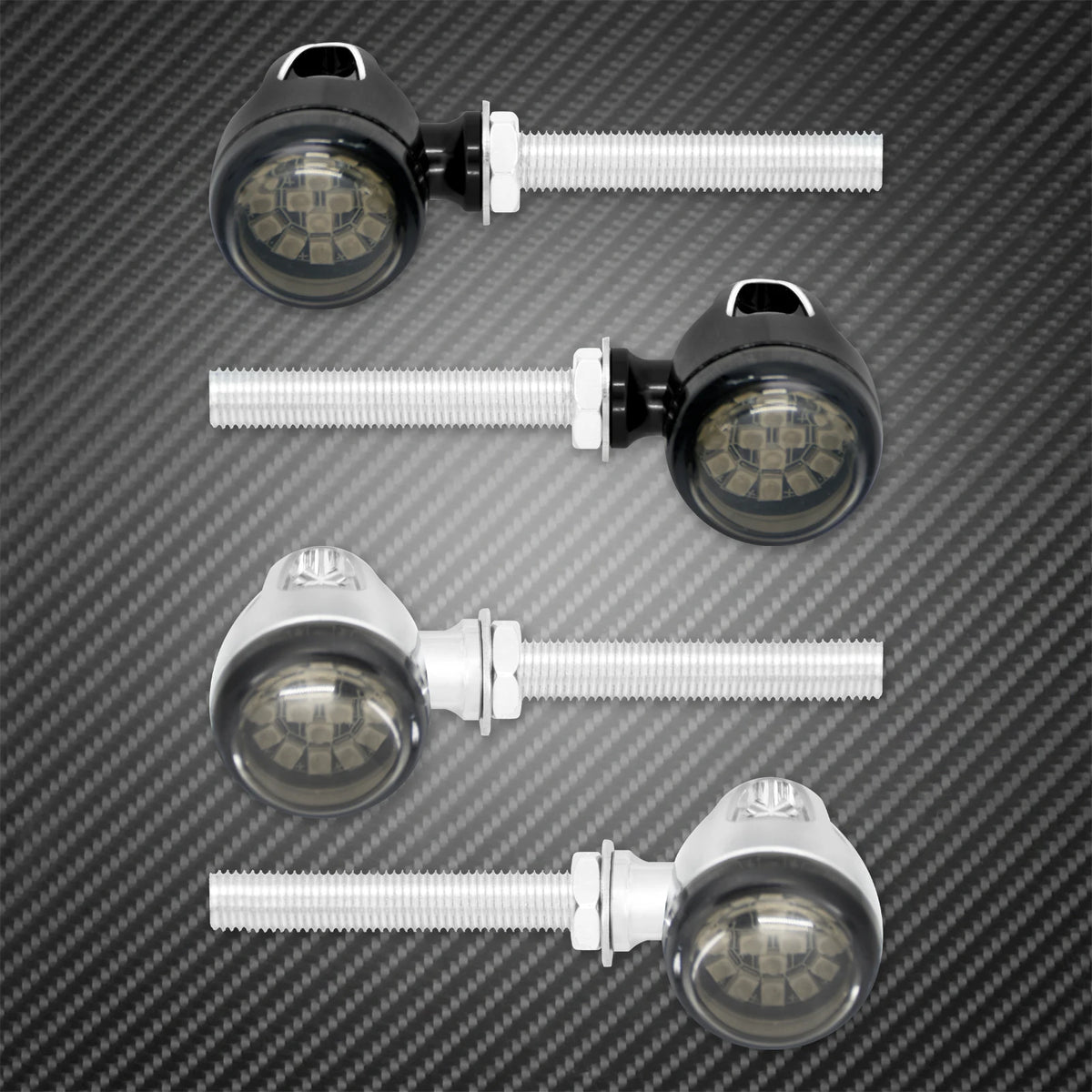 Clignotants/feux stop LED universels style bullet - Harley Softail, Touring, Dyna, Sportster XL 883, 1200 – photo 2/8