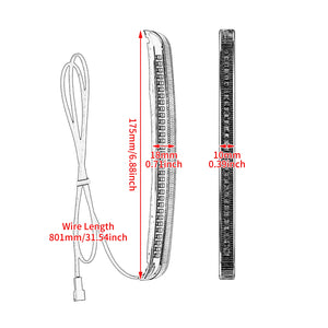 Feux LED d'accent de sacoche à défilement (stop/clignotant) pour Harley CVO Touring, Electra Glide, Road Glide Ultra... - vue 6