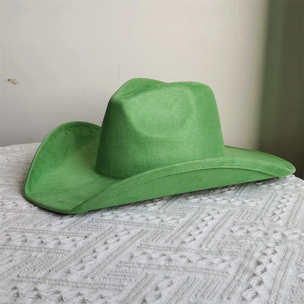 Chapeau cowboy en suédine - vue 14