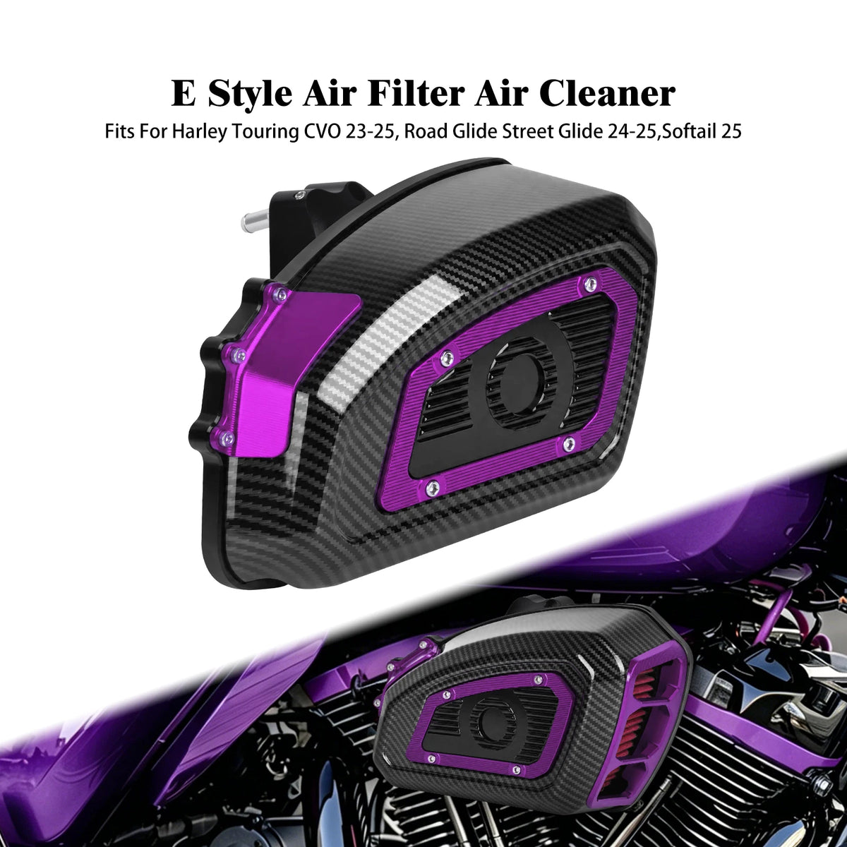Filtre à air moto coloré haute performance pour Harley-Davidson - vue 22